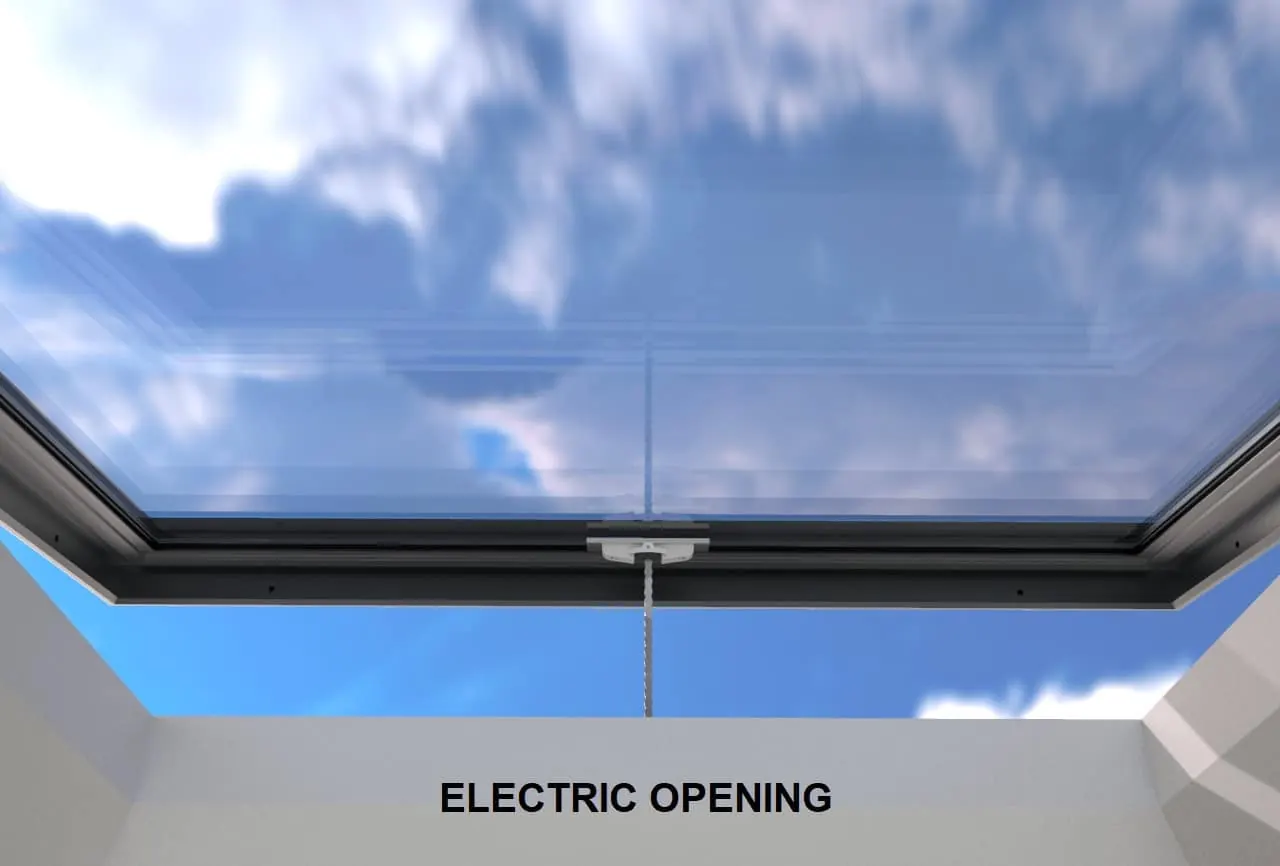 Opening rooflight detail